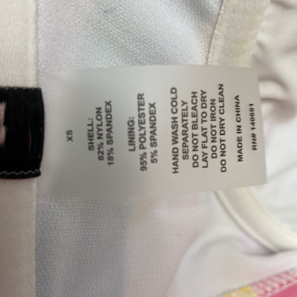 Rainbow striped bikini top - Picture 4 of 6